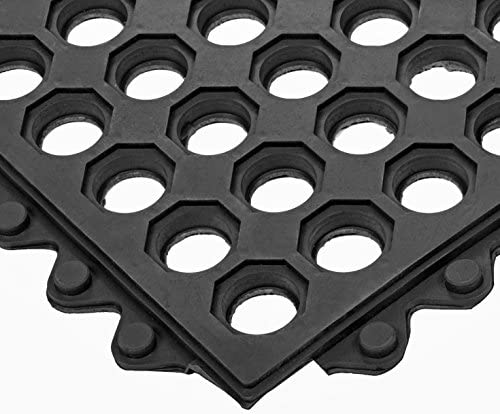 Industrial Mats Tile With Drainage Holes - Slip Not Co Uk