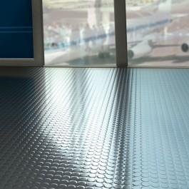 Round Stud Rubber Flooring Roll 10 metres - Slip Not Co Uk