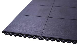 Floor Protection Rubber Interconnecting Mats - Slip Not Co Uk