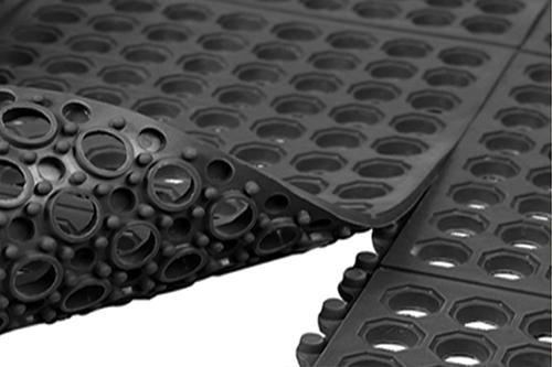 Rubber Antifatigue Tile with Drainage Holes A - Slip Not Co Uk