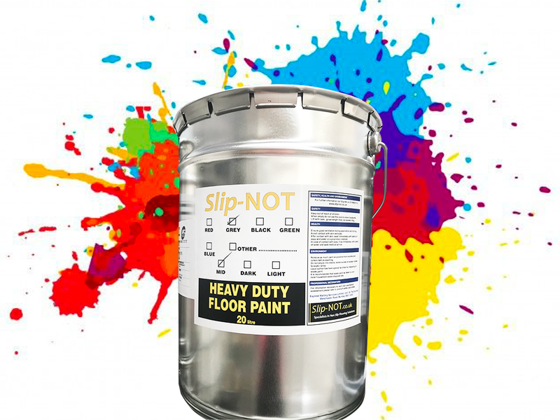 Non Slip Supercoat Industrial Floor Paint Factory Garage Floor Paint 20Ltr - Slip Not Co Uk