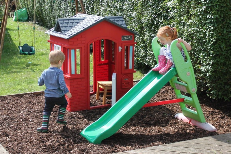 Rubber Play Bark Chippings for Play Areas Safe Surface Rubber Mulch - Slip Not Co Uk