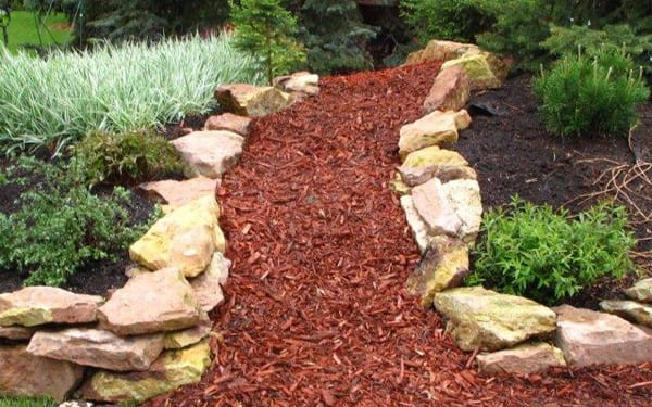 Rubber Play Bark Chippings for Play Areas Safe Surface Rubber Mulch - Slip Not Co Uk